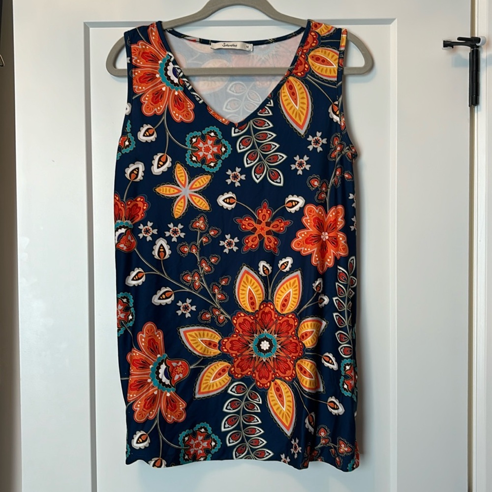 ‎Sakurafina Blouse Tank Top Size Medium - Picture 5 of 8